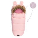 Zimní fusak MoMi COZY pro kočárek - růžový – obrázek 7