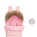 Zimní fusak MoMi COZY pro kočárek - růžový – obrázek 8