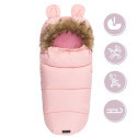 Zimní fusak MoMi COZY pro kočárek - růžový – obrázek 9