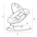 Elektrické houpátko MoMi KENANI - béžové – obrázek 10