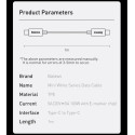 BASEUS CCGP050102 GaN3 Pro Tříportová nabíječka USB + 2x USB-C PD 65W a USB-C kabel, bílá
