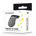 WOZINSKY WCH-02 Magnetický držák na mobilní telefon do mřížky ventilace automobilu, černý
