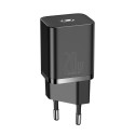BASEUS CCSUP-B01 Super Si nabíječka USB-C PD výkonem 20W, černá