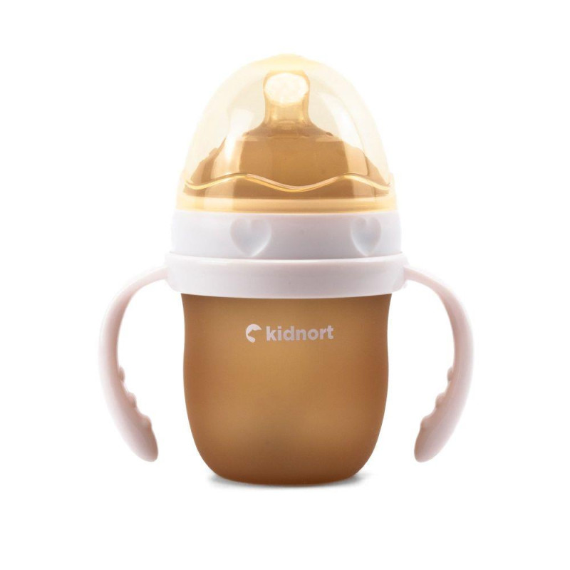 Kojenecká lahev Kidnort EPLE 150 ml 0-3 m - pudrově růžová