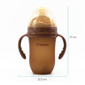 Kojenecká lahev Kidnort EPLE 250 ml 6m+ - hnědá – obrázek 3