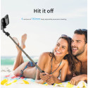 WOZINSKY WSSTK-01-BK Selfie teleskopická tyč 74cm se stativem (tripod) a Bluetooth, černá