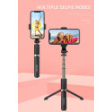 WOZINSKY WSSTK-01-BK Selfie teleskopická tyč 74cm se stativem (tripod) a Bluetooth, černá