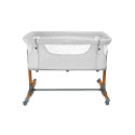 Postýlka MoMi SMART BED 4v1 - světle šedá