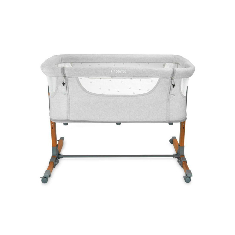 Postýlka MoMi SMART BED 4v1 - světle šedá