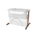 Postýlka MoMi SMART BED 4v1 - světle šedá – obrázek 9