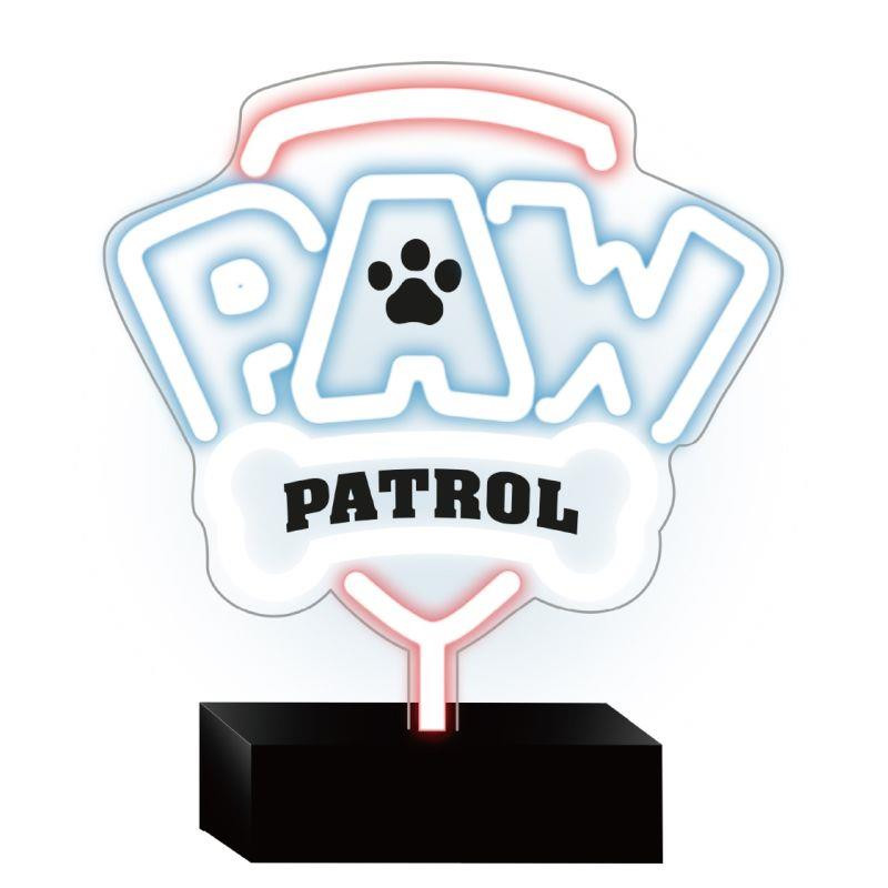 Dekorativní LED neon Tlapková patrola Logo na stojanu