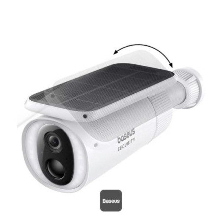 Venkovní kamera Baseus Security S1 2K se solárním nabíjením - bílá