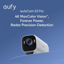 Venkovní kamera eufy S3 Pro 4K se solárním nabíjením - bílá – obrázek 2