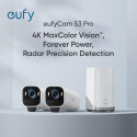 Venkovní kamera eufy S3 Pro 4K se solárním nabíjením - bílá – obrázek 4