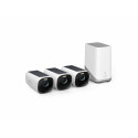 Venkovní kamera eufy S330 4K, sada 3 ks + HomeBase 3 - bílá