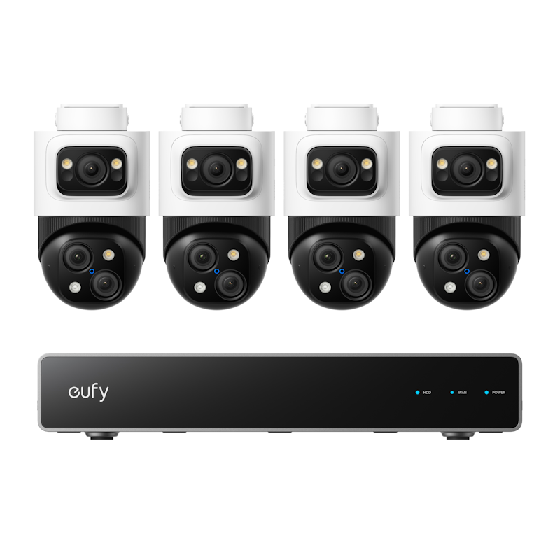 Bezpečnostní NVR PoE systém Anker eufy S4 Max 4K - sada NVR jednotka a 4 ks venkovních kamer