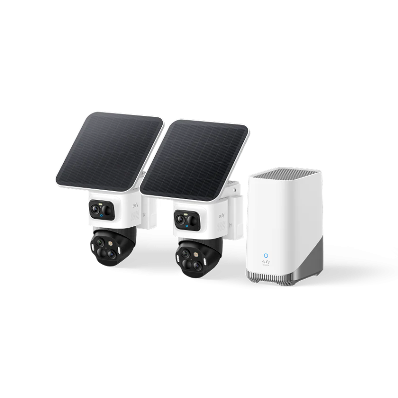 Venkovní kamera Anker eufy S4 2 ks + HomeBase3 4K - bílá