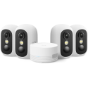 Bezdrátová kamera eufy C35 sada 4 ks + HomeBase Mini 1080p - bílá – obrázek 2