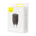 BASEUS CCSUPP-E01 Super Si nabíječka USB-C PD a USB s výkonem 30W, černá