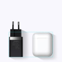 BASEUS CCSUPP-E01 Super Si nabíječka USB-C PD a USB s výkonem 30W, černá