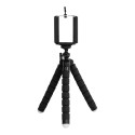 AG PREMIUM HFMTS Flexibilní tripod stativ pro mobilní telefon s úhlopříčkou 4-6,1" , černá
