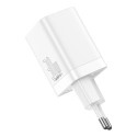 BASEUS CCSUPP-E02 Super Si nabíječka USB-C PD a USB s výkonem 30W, bílá