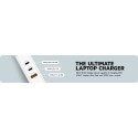 XTORM XAT140 Volt II GaN Nabíječka 3v1 (USB, 2x USB-C PD), s výkonem 140W, bílá