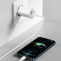 BASEUS CCSUPP-E02 Super Si nabíječka USB-C PD a USB s výkonem 30W, bílá