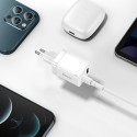 BASEUS CCSUPP-E02 Super Si nabíječka USB-C PD a USB s výkonem 30W, bílá