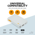 XTORM XE1050 Essential Powerbanka 5.000mAh s výkonem 12W USB+USB-C, bílá
