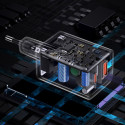 BASEUS CCSUPP-E02 Super Si nabíječka USB-C PD a USB s výkonem 30W, bílá