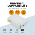 XTORM XE1100 Essential Powerbanka 10.000mAh s výkonem 15W USB+USB-C, bílá