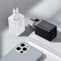 BASEUS CCSUPP-E02 Super Si nabíječka USB-C PD a USB s výkonem 30W, bílá