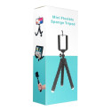 AG PREMIUM HFMTS Flexibilní tripod stativ pro mobilní telefon s úhlopříčkou 4-6,1" , černá