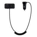BASEUS CCTM-E01 Bluetooth MP3 transmiter, Handsfree a 2x USB autonabíječka, černý