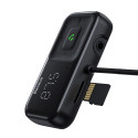 BASEUS CCTM-E01 Bluetooth MP3 transmiter, Handsfree a 2x USB autonabíječka, černý