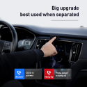 BASEUS CCTM-E01 Bluetooth MP3 transmiter, Handsfree a 2x USB autonabíječka, černý