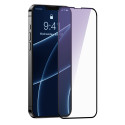 BASEUS SGQP010301 Ochranné sklo 2.5D FULL-COVER 0.3mm pro iPhone 13 Mini, montážní rámeček, Anti-blue, 2ks