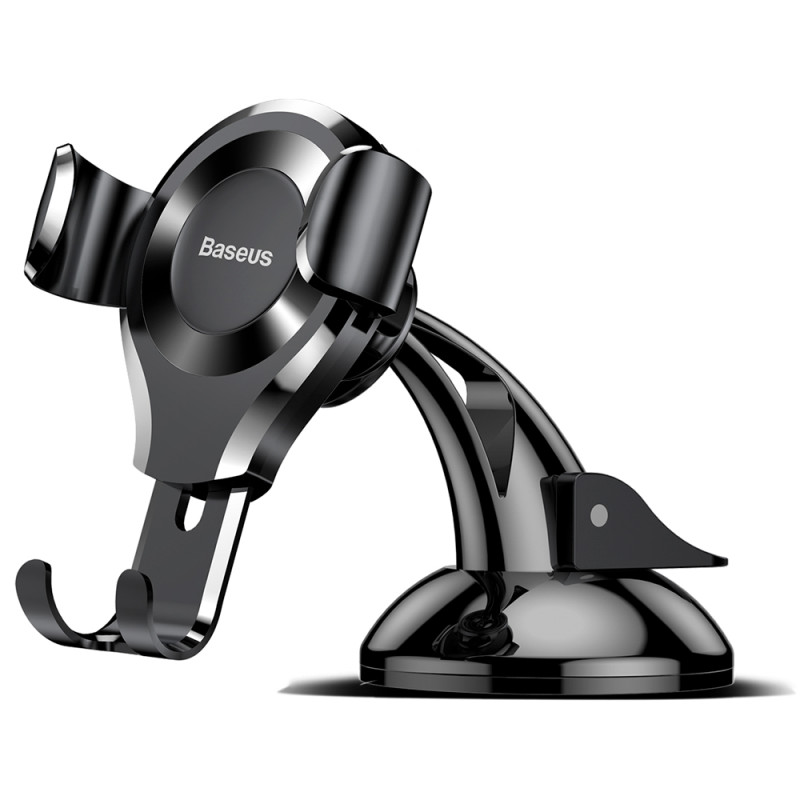 BASEUS SUYL-XP01 Osculum Gravity držák telefonu do auta na palubní desku/sklo, černý