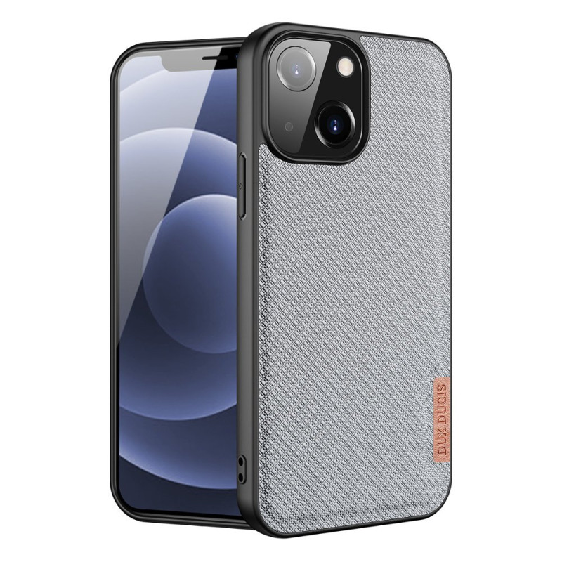 DUX DUCIS Fino Series Odolný kryt s textilními zády pro iPhone 13 Mini, šedý