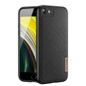 DUX DUCIS Fino Series Odolný kryt s textilními zády pro iPhone 7/8/SE 2020, černý