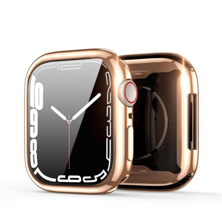 DUX DUCIS Samo 360° TPU kryt pro Apple Watch 7/8 (41mm), růžovo-zlatý