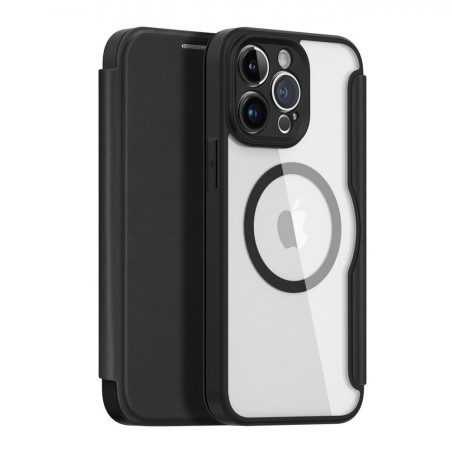 DUX DUCIS Skin X Pro Flipový MagSafe kryt pro iPhone 14 Pro Max, černý