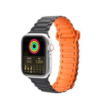 Dux Ducis Strap (Armor Version) Apple Watch Ultra, SE, 9, 8, 7, 6, 5, 4, 3, 2, 1 (49, 45, 44, 42 mm) silikonový magnetický náram