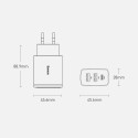 BASEUS CCXJ-E02 Nabíječka 2x USB a USB-C PD s výkonem 30W, bílá