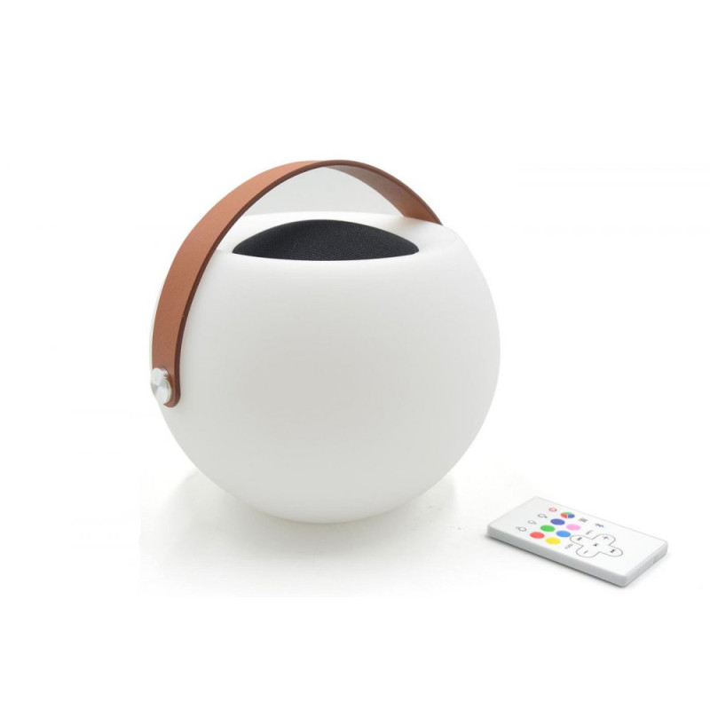 ESTUFF GlowSound1 Bluetooth reproduktor 2v1 s 2200mAh baterií a ambientním RGB osvětlením, bílý