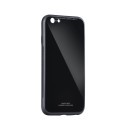 FORCELL Glass Case kryt se skleněnými zády pro iPhone 12 Pro Max, černý