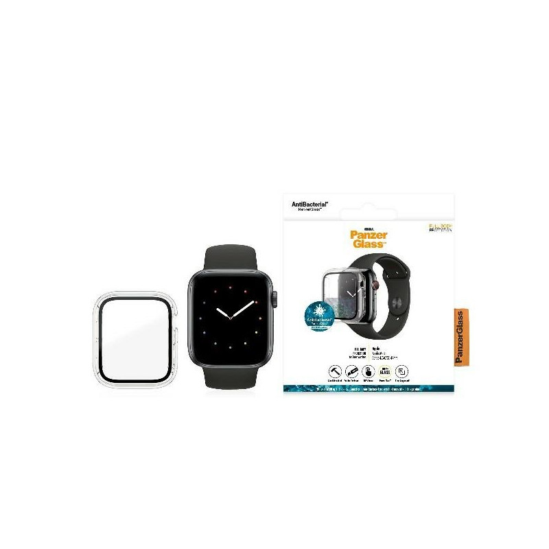 PANZERGLASS Full Protection Ochranný kryt pro Watch 4/5/6/SE 44mm, čirý, AntiBacterial
