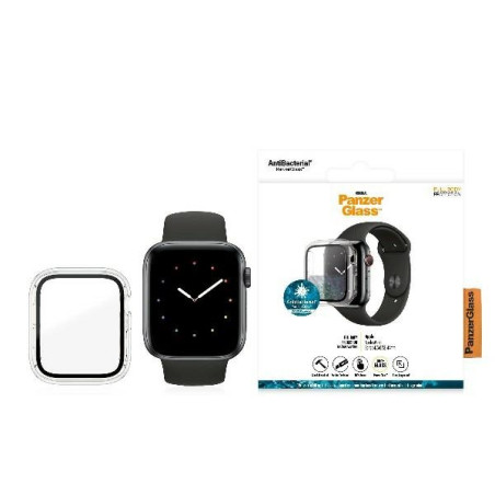 PANZERGLASS Full Protection Ochranný kryt pro Watch 4/5/6/SE 44mm, čirý, AntiBacterial