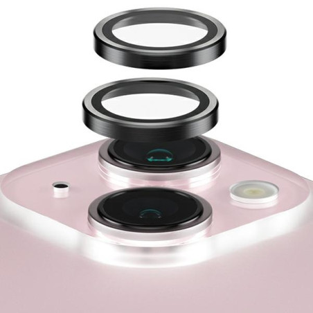 PANZERGLASS Ochranné kroužky zadní kamery HoOps pro iPhone 15/15 Plus, čiré